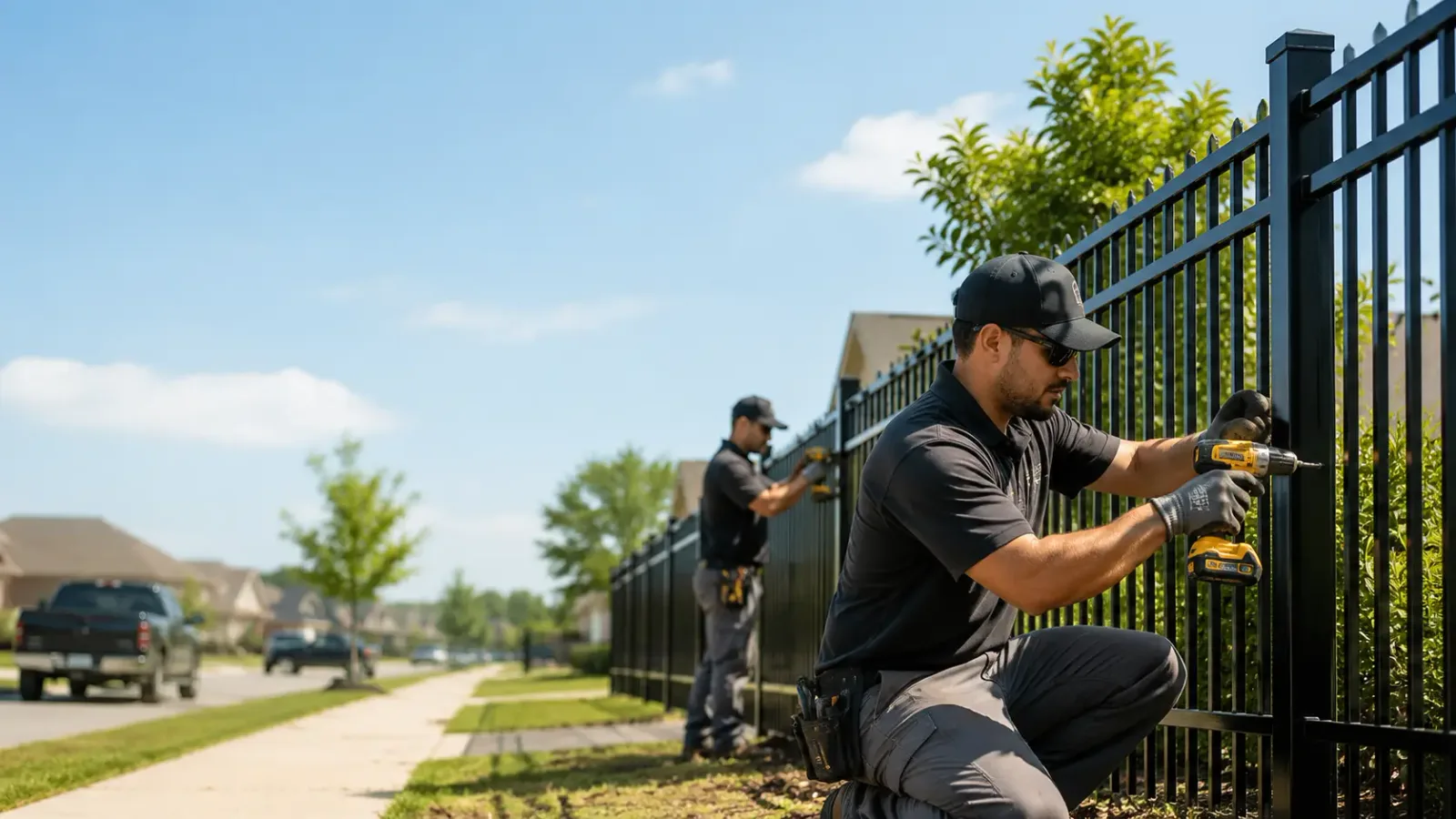 Metal Fence Installation in Oak City, UT